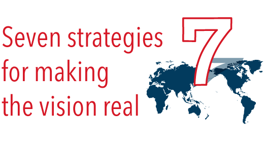 Seven strategies for making the vision real